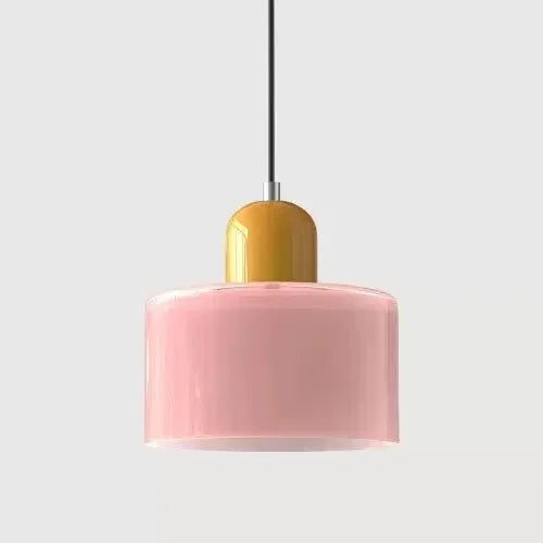 Vintage Stained Glass Chandelier Small Bedside Dining Room Light E27 Pink Orange Green White Home Decorative Lighting Fixture