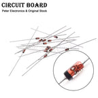 (20PCS) Zener Diode 5V 12V 3.3V 9.1V 10V 4.7V DO-41 1N4727 1N4733 1N4742 1N4739 1N4740 1N4732 1N4728 1N4744 1N4735 Rectification