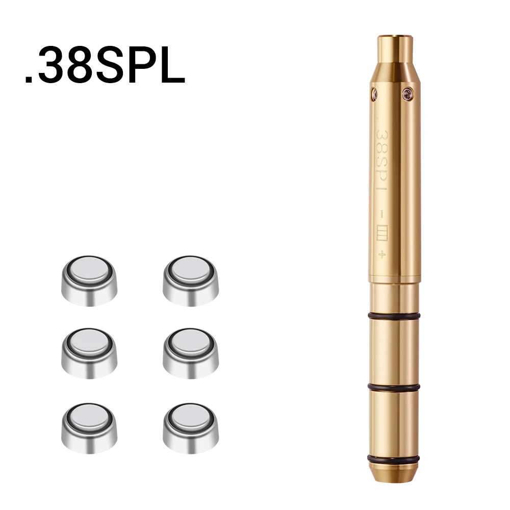 Laser Bore Sighter .22LR .177 .223Rem 9mm/.38spl 300WIN .30-06 8X57JS Barrel for Pistol Rifle Airsoft Cartridge Collimator
