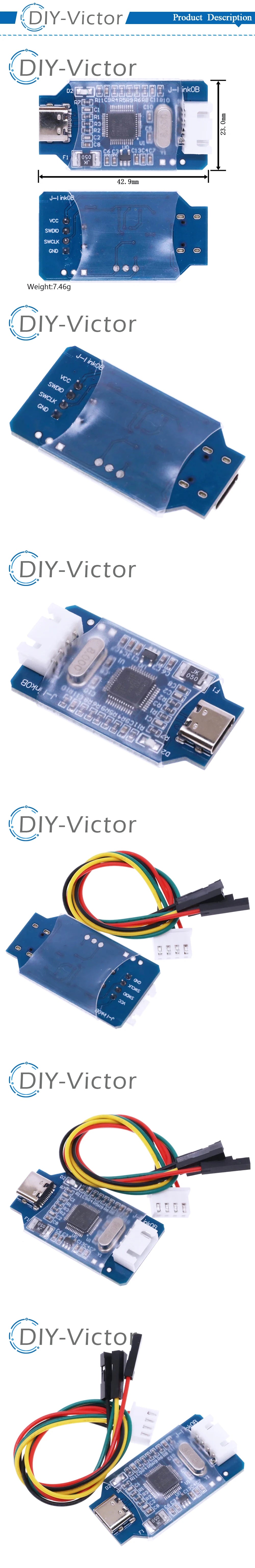 Compatible For J-Link OB ARM Simulation Debugger SWD Programmer STM32 Download JLink Generation V8