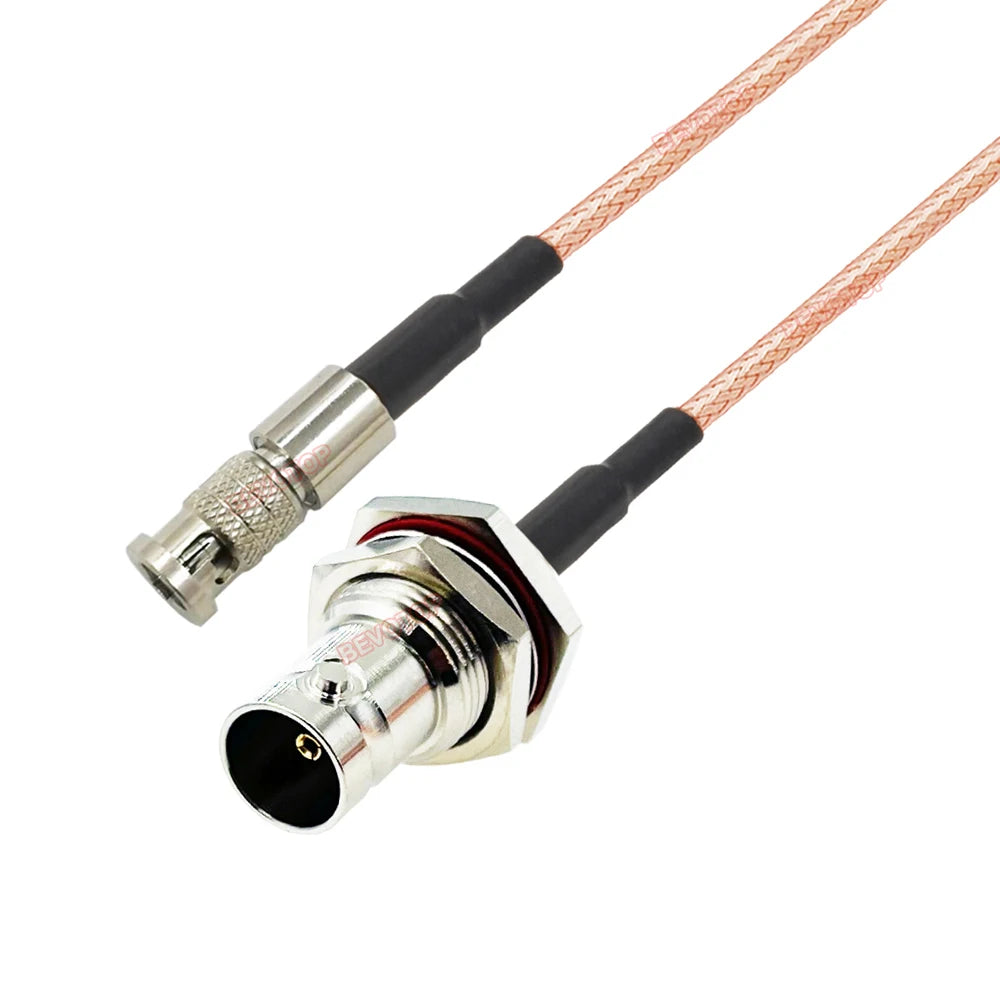 BEVOTOP 75 Ohm BNC Female to Micro BNC Male Plug RG179 Cable HD BNC Video Micro BNC to BNC Jumper Pigtail 10CM~20M