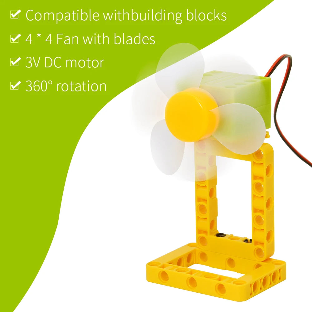 Programmable  2KG 360 Degree Servo&Motor Compatible With LEGO Building Blocks Projects Suitable Dual Output Shaft DIY Parts