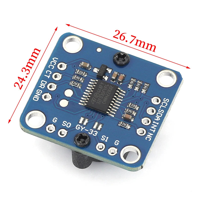 Javino GY‑33 Sensor Module TCS34725 Color Recognition Sensor Replace TCS230 TCS3200 Color Detection Module