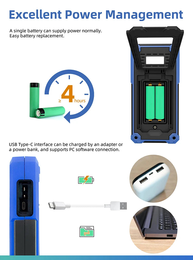 OWON HDS2102S/HDS272S/HDS242S Handheld 3-in-1 Digital Oscilloscope, Signal Generator, Multimeter | 100MHz Bandwidth, 2 Channels