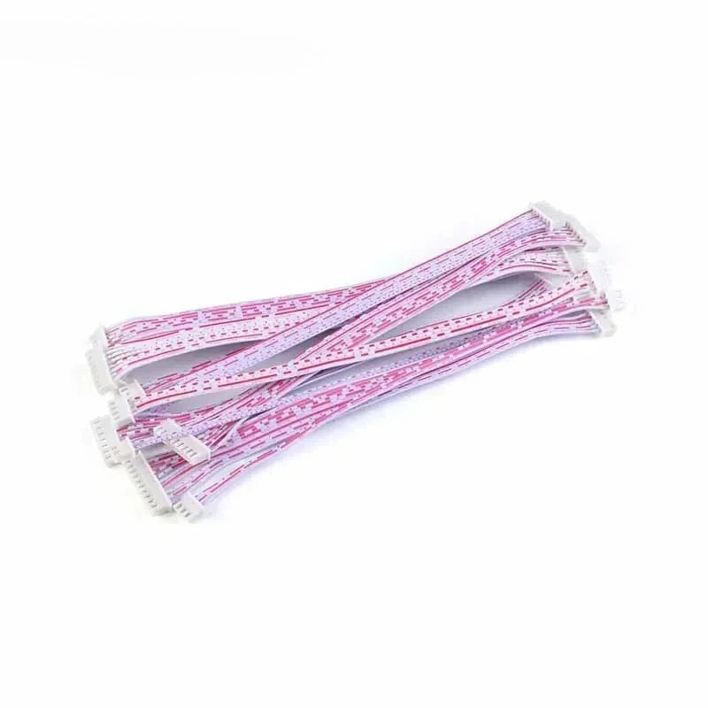 10pcs XH2.54mm 2P 3P 4P 5P 6P 7P 8P-12P Female to Female Connector with 26AWG Red White Wire Cable XH2.54 Double-ended Plugs