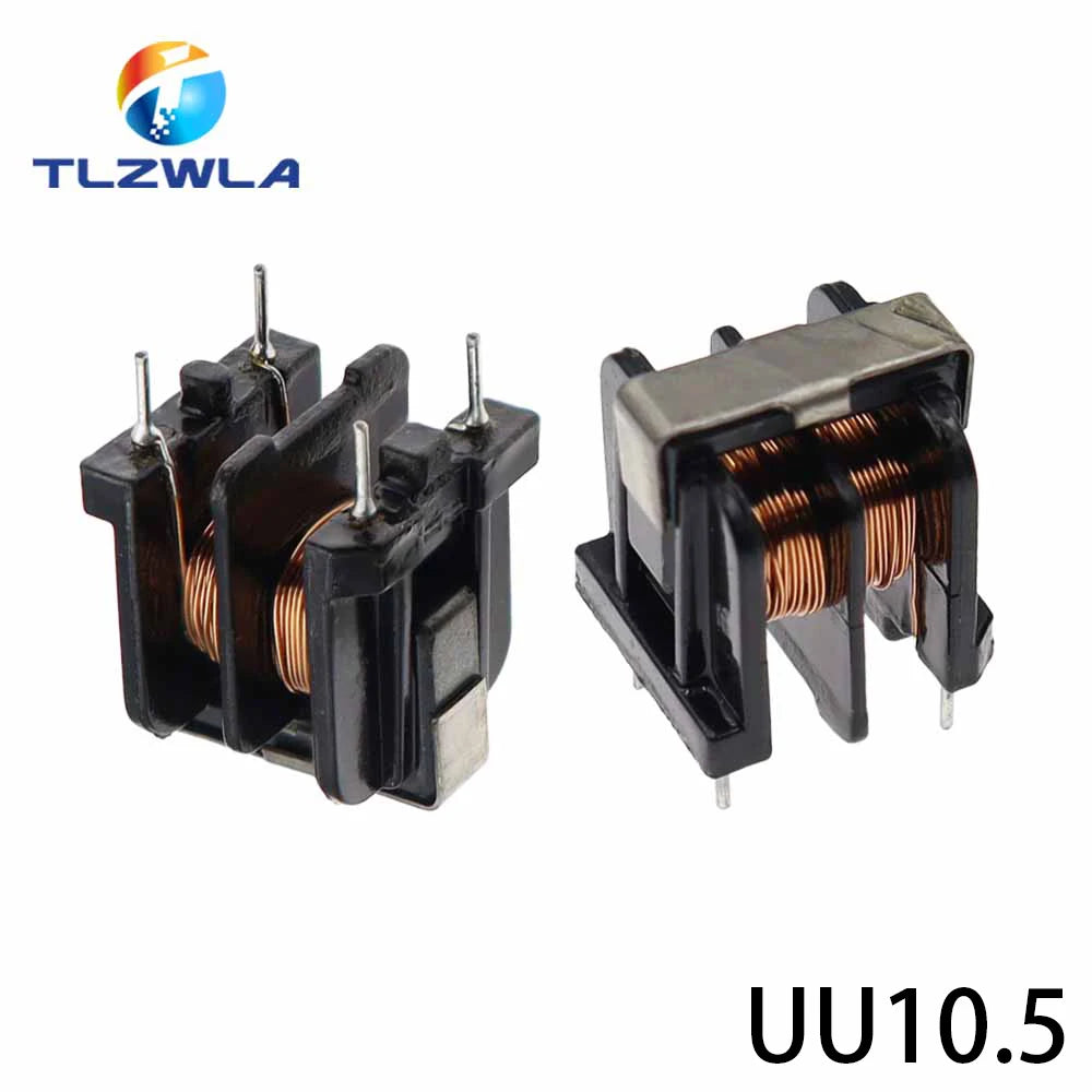 100PCS UU9.8 UF10.5 Common Mode Choke Inductor 10mH 20mH 30mH 40mH 50mH For Filter Pitch