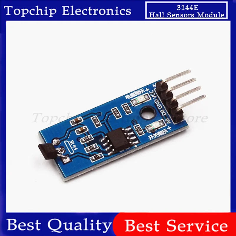1-10pcs Hall Sensors Module 3144E Hall Switch Speed Magnetic Swiches Speed Counting Sensor Module For Arduino Smart Car