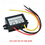12V 24V to 5V 3A 5A 10A 8-36V Buck to 5V Step Down DC-DC Power Converter Switching Voltage Power Supply 12Volt to 5Volt for Car