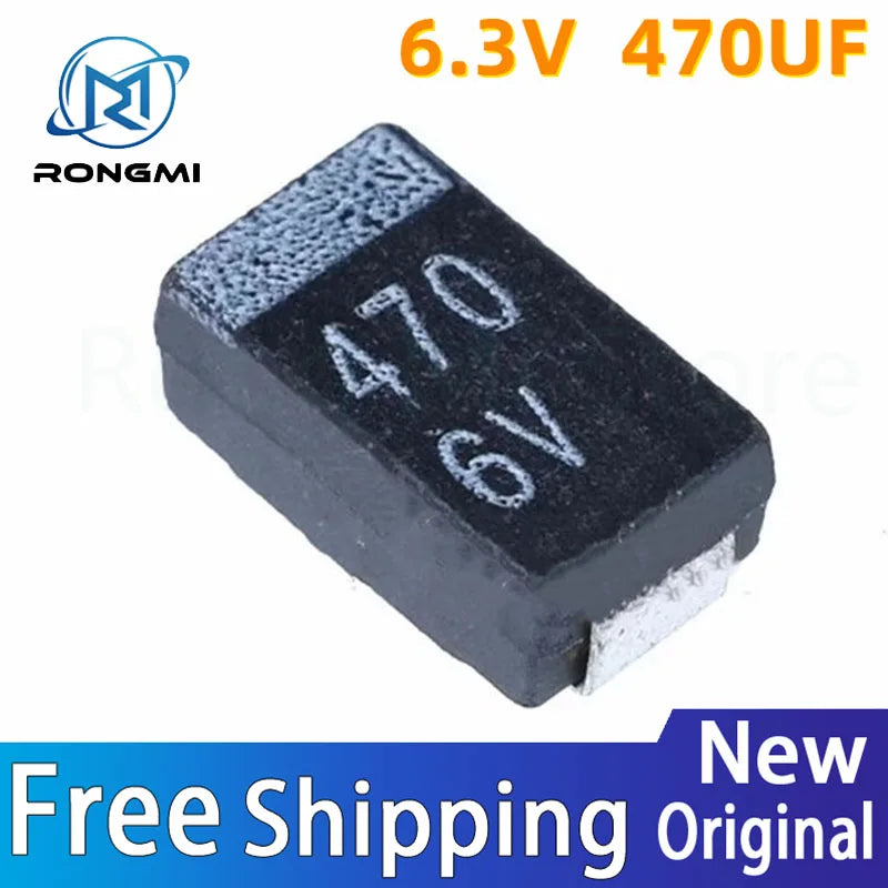20piece Original / 6.3V470UF 477 470UF 6V D7343 PS3 D Tantalum Capacitor
