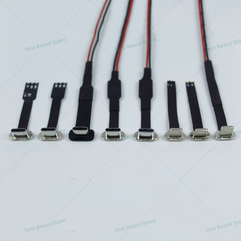1 Piece Type-C Light Connector FPC R1/EK 3P/2P Soft Flat Cable Male Fast Charging Wire Extension for iOS