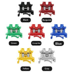 【CCA】10Pcs UK 2.5 Terminal Block UK2.5B Screw Connection Connect Strip 2.5B 2.5mm² Cable Electrical Din Rail Wire Connectors