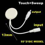 LED Light Switch Control Wireless Touch Sensor Penetrable 25mm Wood Panel 12V 24V 60W Hand Sweep Control Dimmable Touch Dimmer