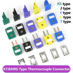 K Type Thermocouple Connector T J E N RS Type Mini Male Female Plug Socket Panel Mount Temperature Sensor Adapter 1-50Pcs