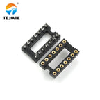 10PCS IC Sockets DIP6 DIP8 DIP14 DIP16 DIP18 DIP20 DIP24 DIP32 DIP28 DIP40 pins Connector DIP Socket 6 8 14 16 18 20 24 28 40Pin