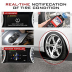 4Pcs Programming MX Sensor TPMS Tire Pressure Monitor Sensor 315MHZ 433MHZ Universal 2 in 1 Repair Tool for-Autel Black