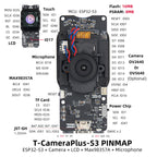 LILYGO T-Camera Plus S3 ESP32-S3 OV2640 development board 1.3 inch LCD microphone + MAX98357A + speaker kit ESP32-S3 camera