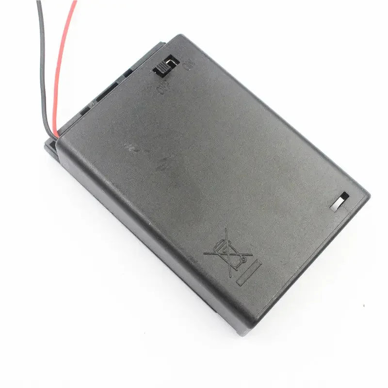 1X 2X 3X 4X AA Power Battery Storage Case Holder Socket DIY UM3 1.5V Dual AA LR6 Container Wt Lead Cables Switch Cover Optional