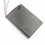 1X 2X 3X 4X AA Power Battery Storage Case Holder Socket DIY UM3 1.5V Dual AA LR6 Container Wt Lead Cables Switch Cover Optional