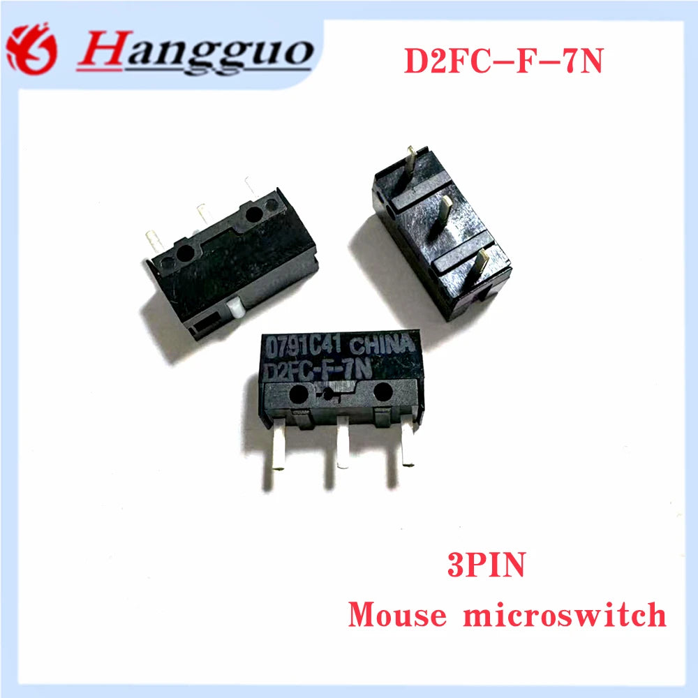 D2FC For Original OMRON Mouse Button Fretting D2FC-F-7N 10M 20M OF D2FC-F-K 50M  Mouse Micro Switch