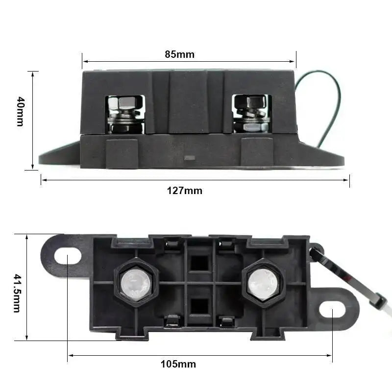 Auto MEGA Holder ANM Bolt-On Blade Flat Type ANL Fuse 30A 50A 60A 70A 80A 100A 125A 175A 200A 225A 250A-500A