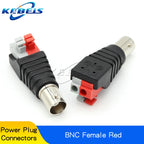 2/5/10PCS DC 12V Male Female BNC Connectors 5.5*2.1mm/2.5mm Welding-Free Power DC Plug Adapter Jack Sockets For LED CCTV Camera
