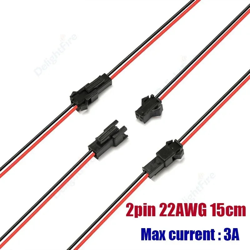 2 3 4 5 6 Pin JST SM LED Connector Cable 3A 5A Male Female Plug Wire Connector For Pixel Light WS2812 Led Strips Driver Battery