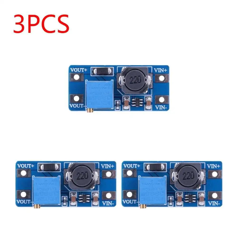 10PCS MT3608 DC-DC Step Up Converter Adjustable Booster Power Supply Module Voltage Regulator 2A Max 2V-24V To 5/9/12/28V