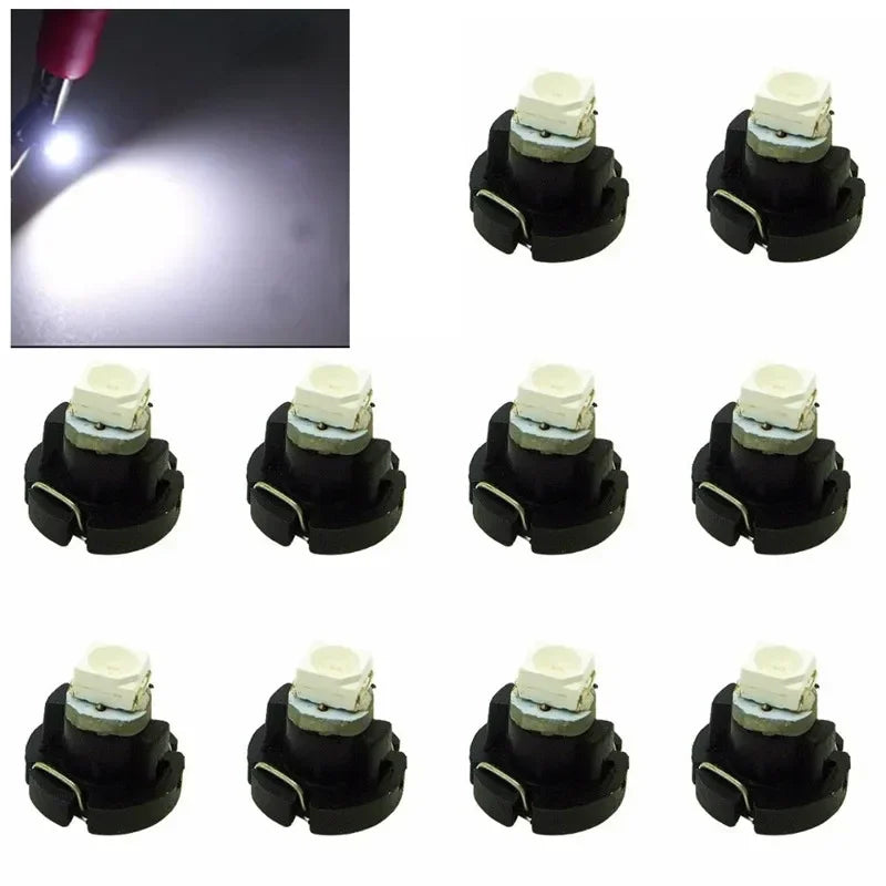 10pcs T3 T4.2 T4.7 1SMD LED low consumption high bright long life bulb NEO wedge instrument panel control light