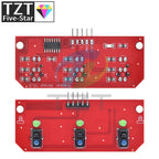 GREATZT Infrared Reflective Sensor TCRT5000 3-way Tracing/tracking Module Line Patrol Obstacle Avoidance Car Robot Sensor Module