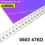 5000pcs 0603 SMD 1/8W 0 ohm ~ 10M ohm chip resistor  0 10R 100R 220R 330R 470R 1K 4.7K 10K 47K 100K 0 10 100 330 470 ohm 5%