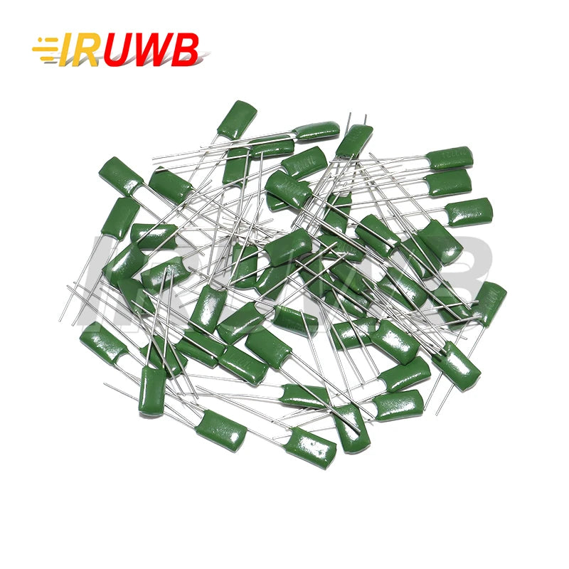 50PCS 100V 330PF 470PF 560PF Polyester Film Capacitor 102 222 472 103 223 333 473 104 film Capacitor 1NF 2.2NF  47NF 100NF 0.1UF