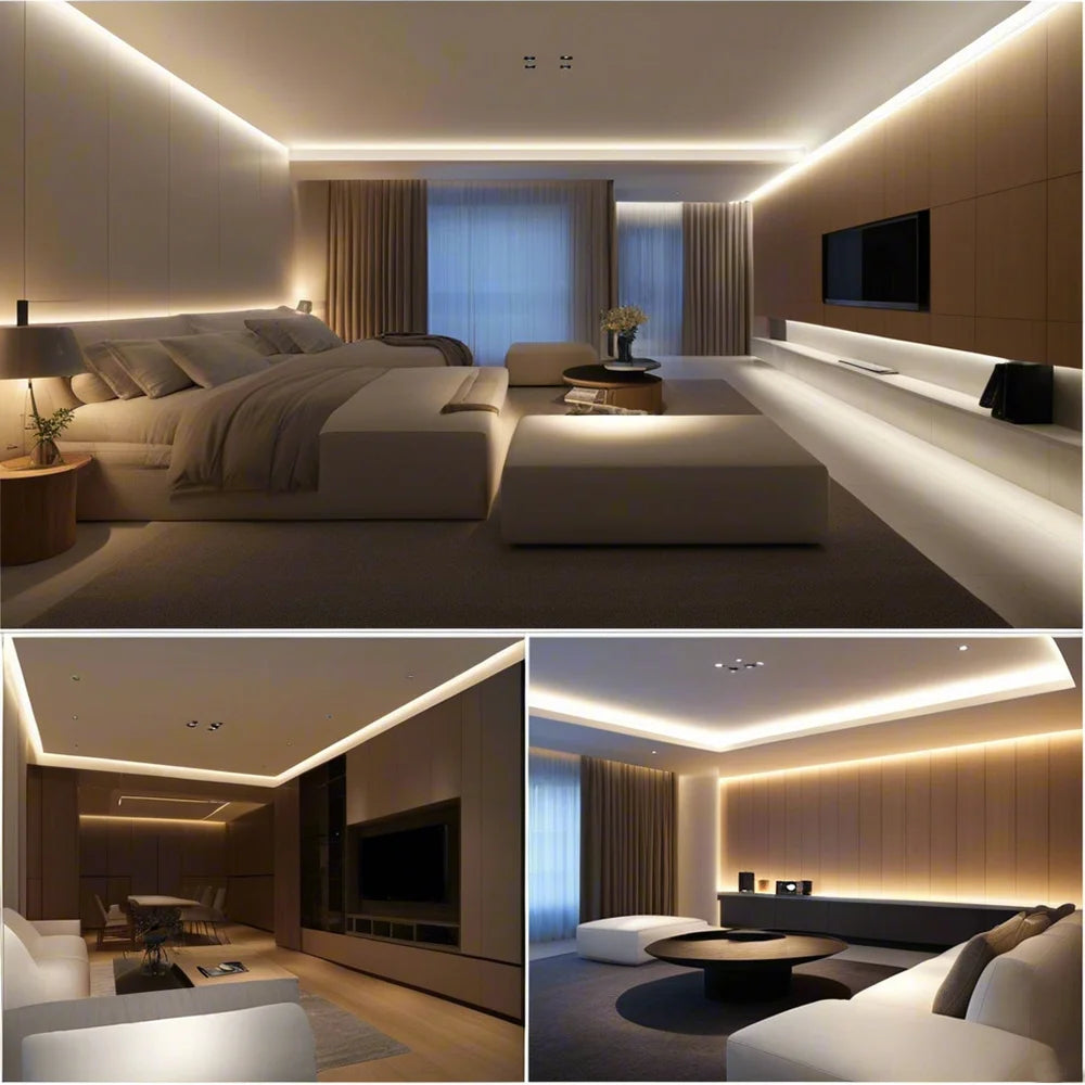 12V 24V Waterproof COB LED Strip Light 3000K 4000K 6000K IP67 Flexible Led Tape 480LEDs/m 5m 10m 20m 0.5m 1m 2m Linear Lighting