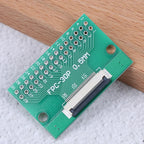 1Pcs 30 Pin 0.5mm FFC FPC to 30P 2.54mm DIP PCB Adapter Converter Board