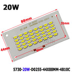 SMD5730 LED Chip PCB Light Source Long Aluminum Lamp Plate 20W 30W 50W100W Watt Diy Floodlight Outdoor Retrofit Lamp Board Acces