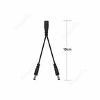 DC Power Splitter Cable 5.5mm 2.1mm 1 To 2/3/4/5/6/8 Way 5V 12V Power Adapter Connector Cord For LED Strip Lights CCTV Camera