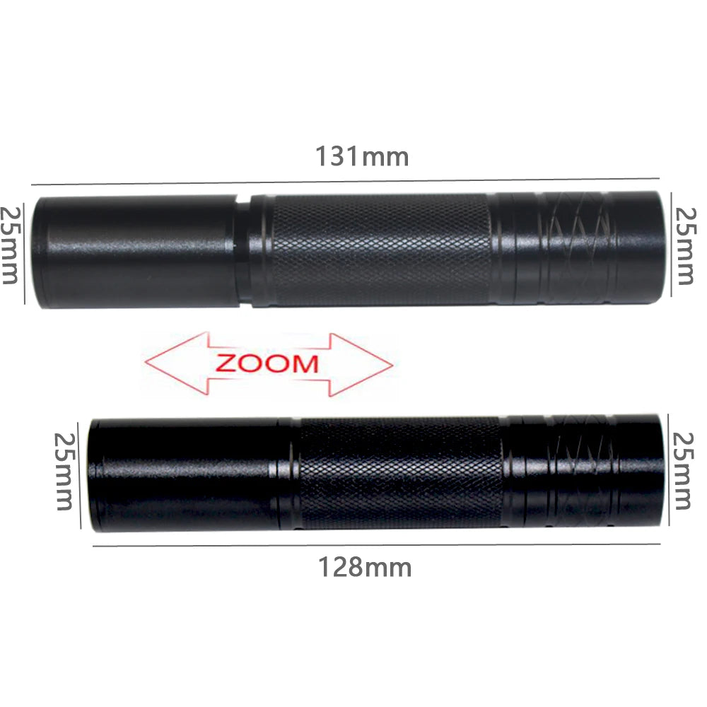 850nm/940nm IR Flashlight Infrared Illuminator Hunting Adjustable Focus Flashlight Night Vision Zoomable LED Infrared Torch
