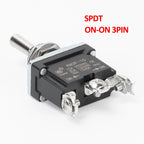 1PC IP67 Waterproof Toggle Switch 30A 12VDC SPST SPDT DPDT ON-OFF ON-ON ON-OFF-ON 2 Pin 3 Pin 6 Pin With Screw Terminal
