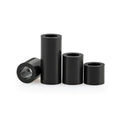 50Pcs M3 ABS Plastic Round Standoff Washer, Black Nylon Non-Threaded Hollow Spacers, 7mm OD x 3.2mm ID