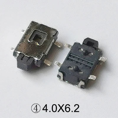 50PCS 3x4 2Pin 4Pin SMT 3.5x4.7mm Momentary Tactile Push Button Switch Phone Side Button Micro Switch PCB Mounting