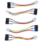 New 10pcs Flame retardant material metal Gas Water Heater Micro Switch Three Wires Small On-off Control 0.6x1x2cm