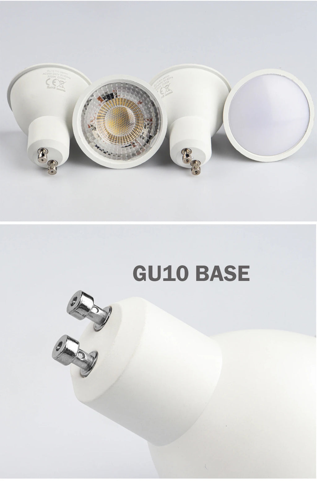 10pcs LED Spotlight GU10 Bulb 5W 6W 7W 8W 9W GU10 AC 220V 100V Replace 30W 40W 50W Halogen Lamp for Home Lighting Derection