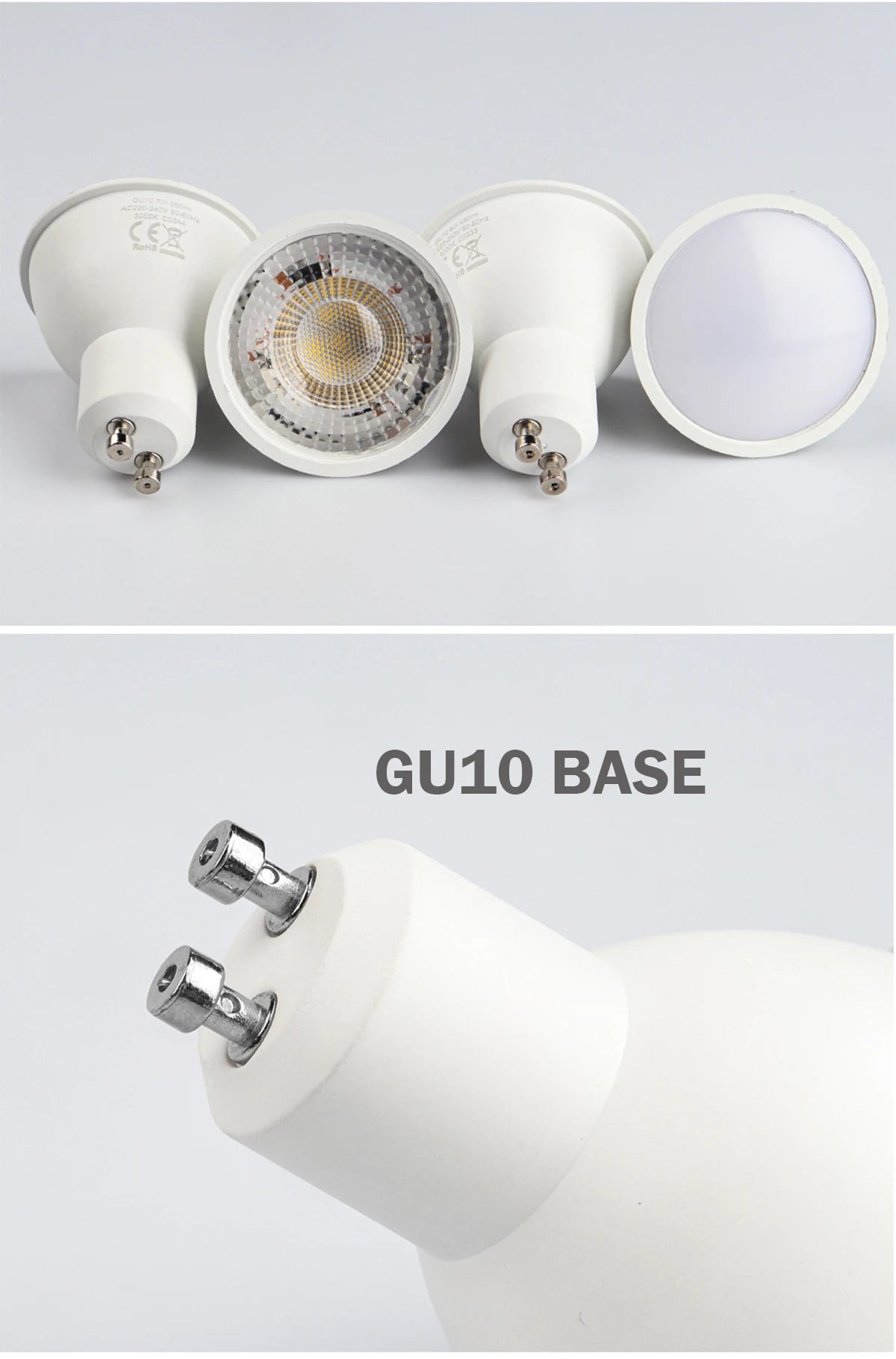 10pcs LED Spotlight GU10 Bulb 5W 6W 7W 8W 9W GU10 AC 220V 100V Replace 30W 40W 50W Halogen Lamp for Home Lighting Derection