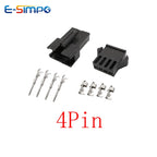 10set/200pcs SM 2.54mm Pitch 2/3/4/5Pin Male Female Head Plug Housing Pin Header Crimp Terminals Connector SM-2P SM-2R