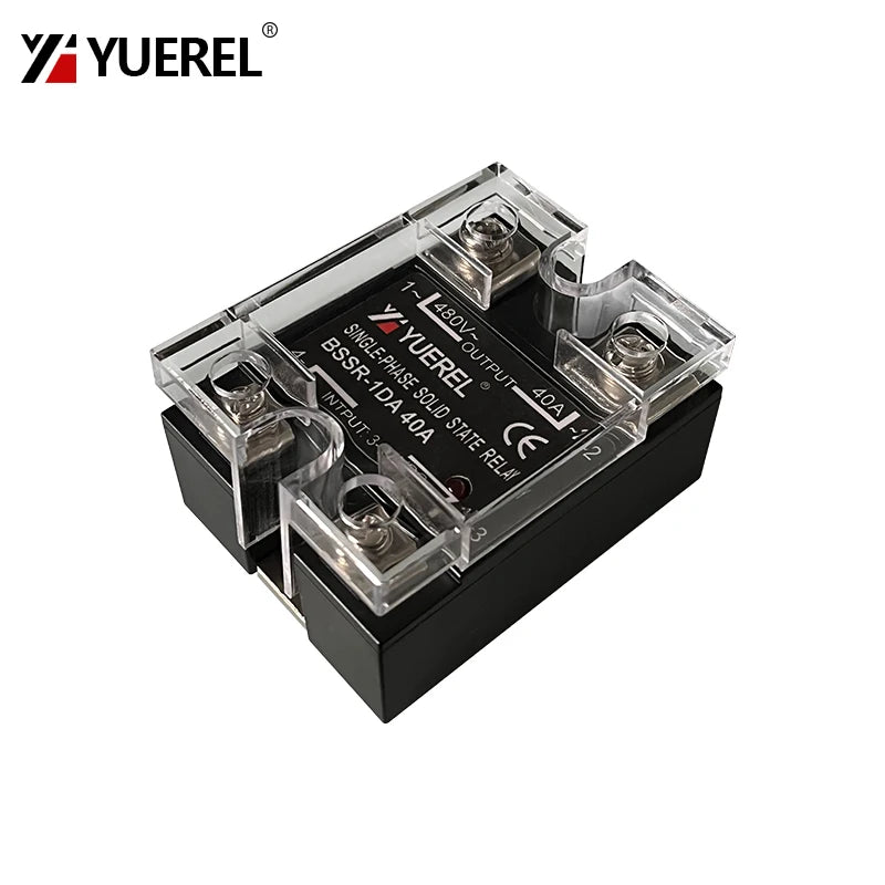 10A 25A 40A 60A 80A 100A 120A Single Phase SSR DC Control AC DC Control DC AC Control AC Solid State Relay