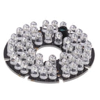 48PCS IR LED 850NM Illuminator Board – 60mm Night Vision Light for CCTV Surveillance Camera Housing, 50° Viewing Angle