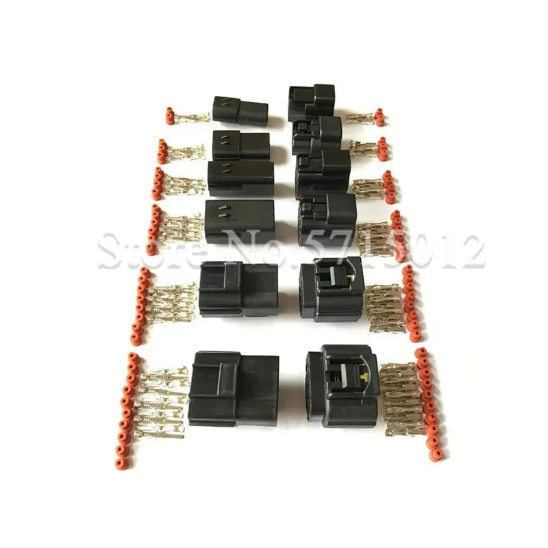 Denso 2/3/4/6/8/10/12 Hole Way Waterproof Wire Connector Plug Car Auto Sealed Electrical Set Car Truck Connector