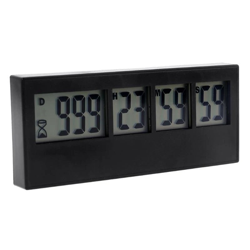 Days Countdown Clock LCD Digital Screen Kitchen Timer Event Reminder for Wedding Retirement Lab Cooking Kitchen