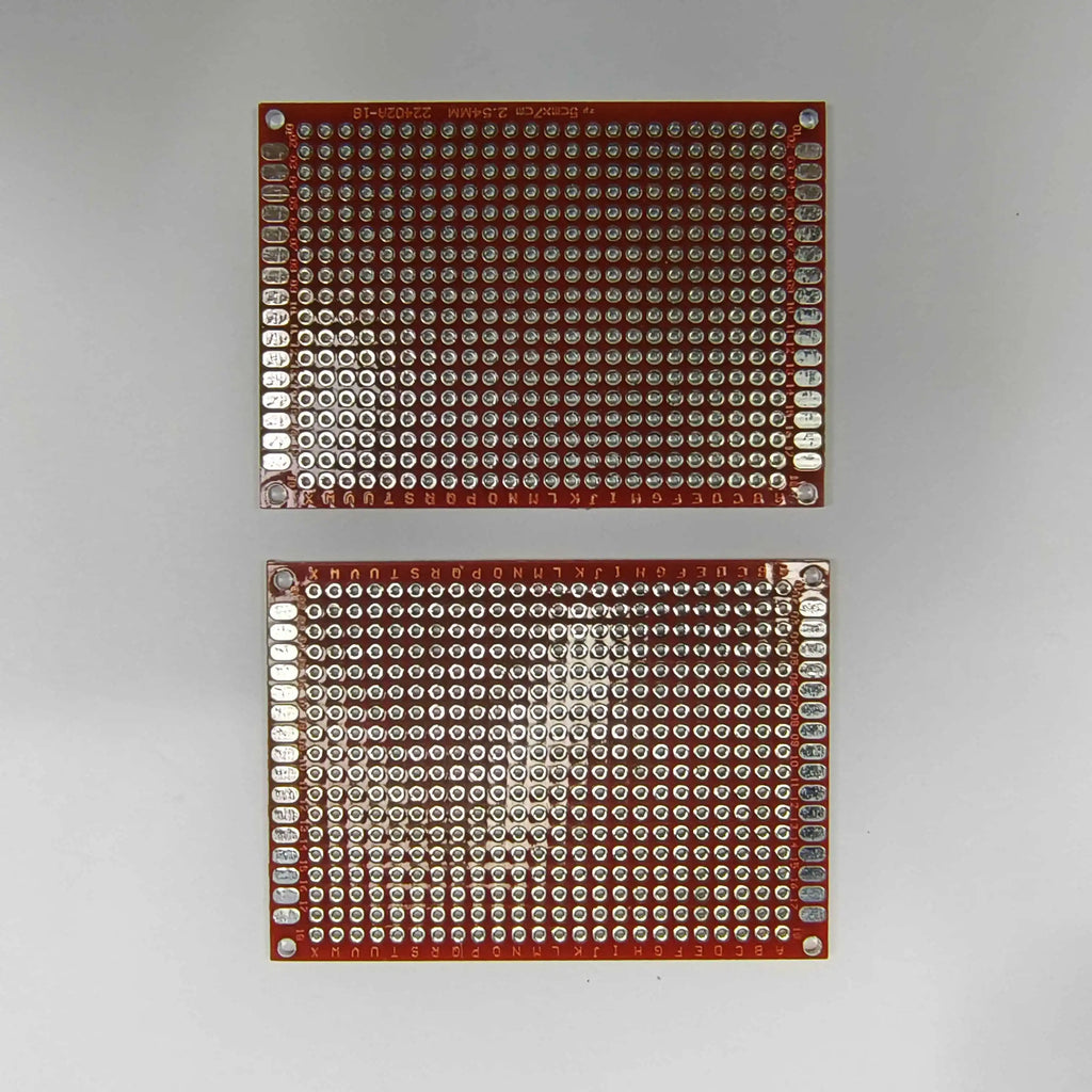 5PCS Double Sided Universal PCB Board 3x7/5x7cm Protoboard Stripboard Circuit Laminate for Maker Hobby