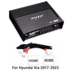 PUZU PZ-X4800S 6core 32bit 8CH With Power Car Audio DSP Digital Signal Processor Built In Amplifier 8X150W Support BT5.0 OPT