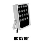 940nm AC110V~220V / 12V DC Outdoor IP66 Invisible Infrared Lights Night Vision IR Fill  Lamp For Security Camera